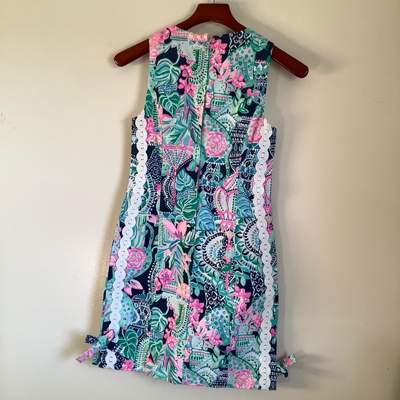 Lilly Pulitzer Mila Stretch Shift Looking Sharp Multi Color Dress NWT SZ 00 $178 - Picture 9 of 12